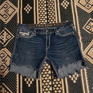 Rock revival cut off shorts great look size 33